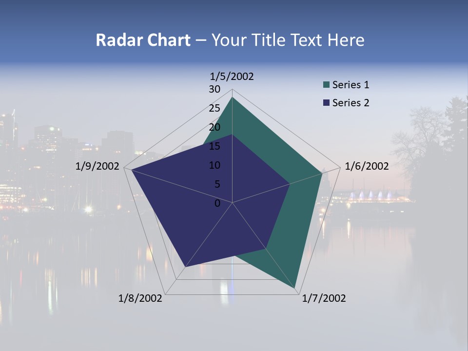 View Scene Water PowerPoint Template