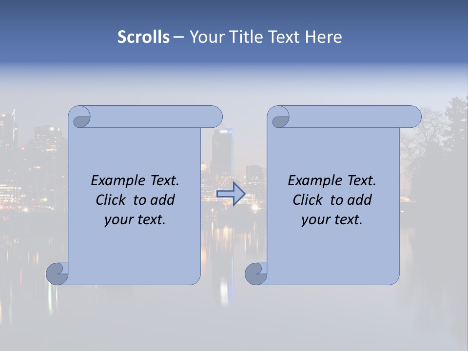 View Scene Water PowerPoint Template