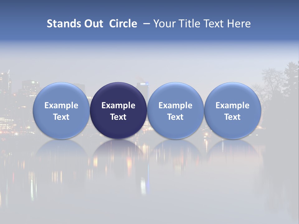 View Scene Water PowerPoint Template