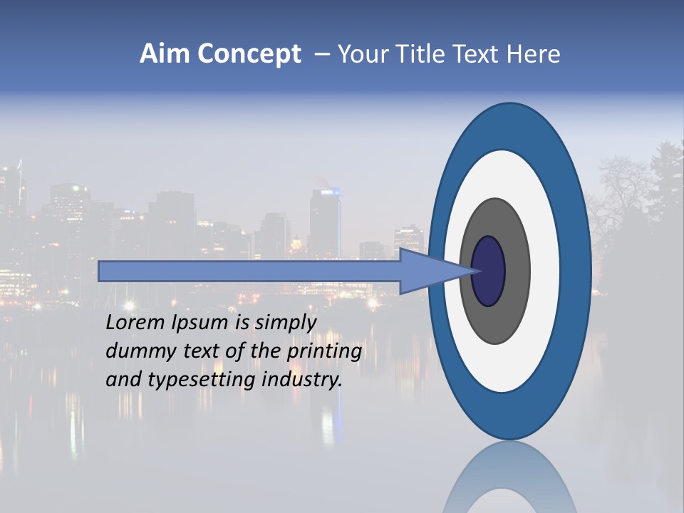 View Scene Water PowerPoint Template