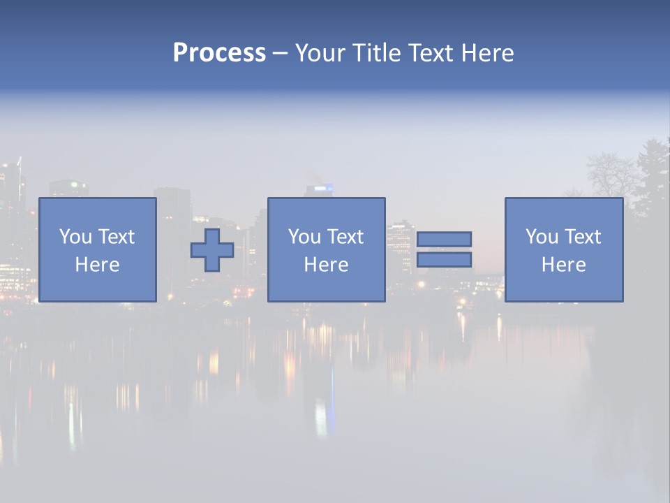 View Scene Water PowerPoint Template