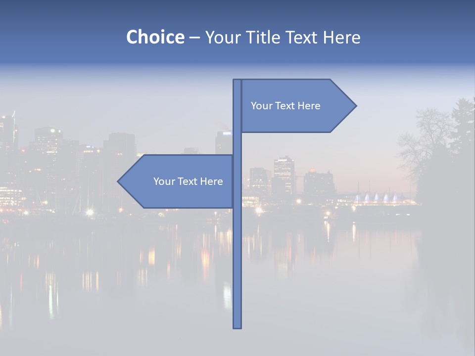 View Scene Water PowerPoint Template