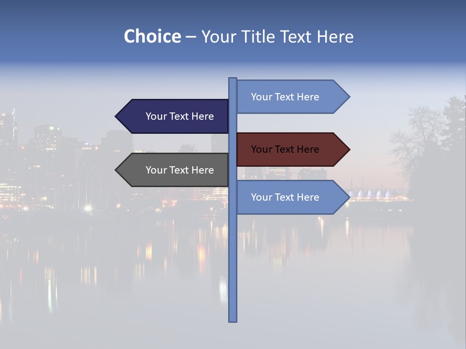 View Scene Water PowerPoint Template