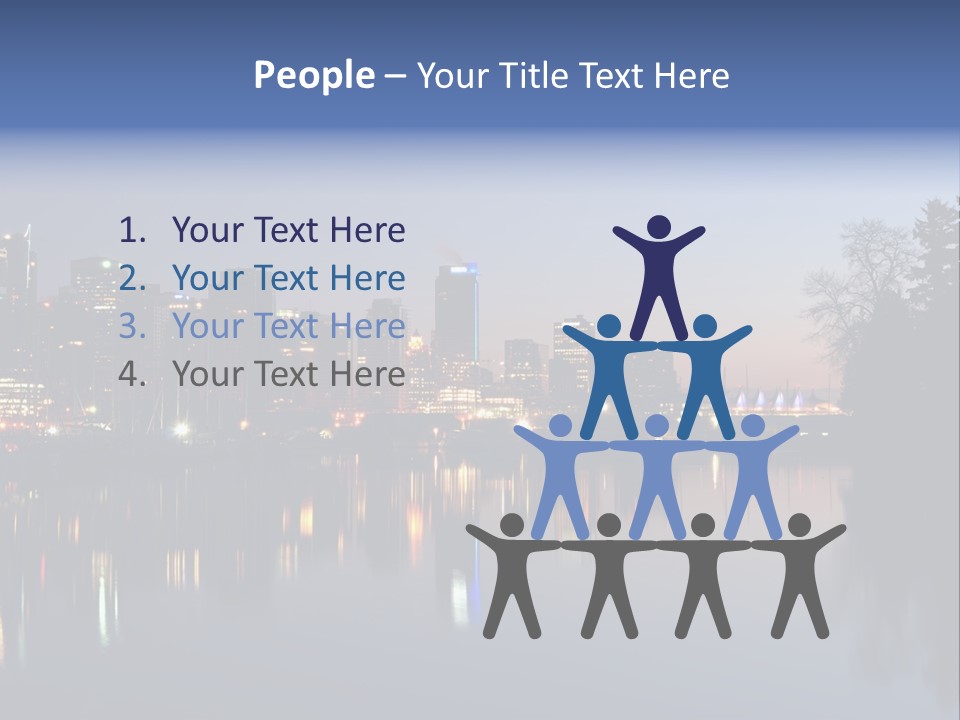 View Scene Water PowerPoint Template