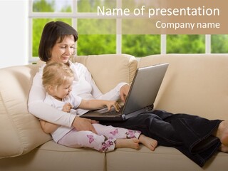 Child Separated Baby PowerPoint Template