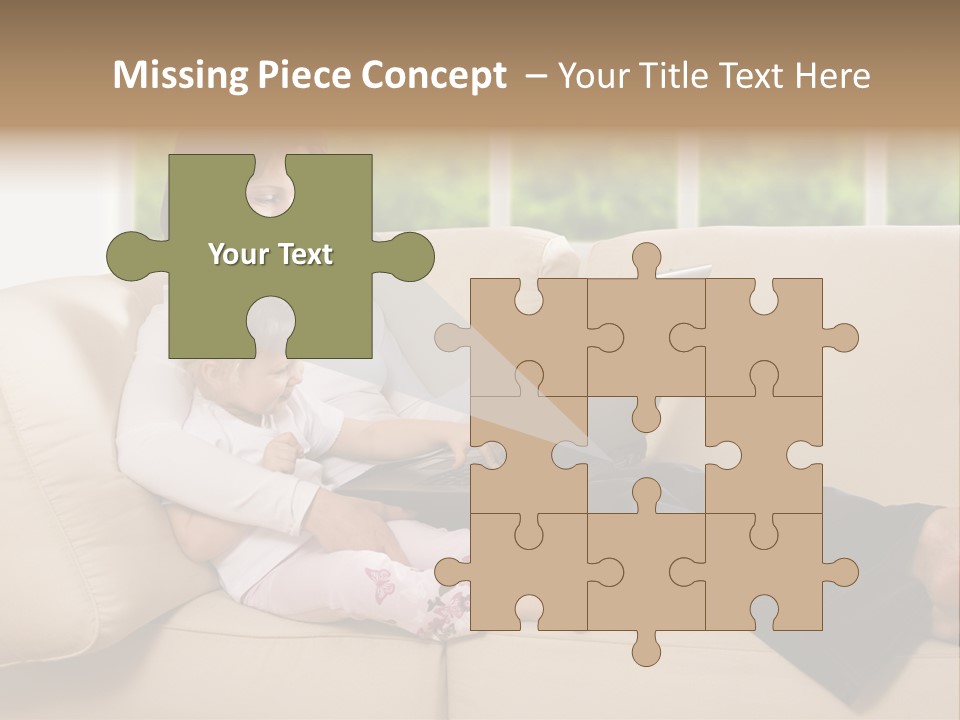 Child Separated Baby PowerPoint Template