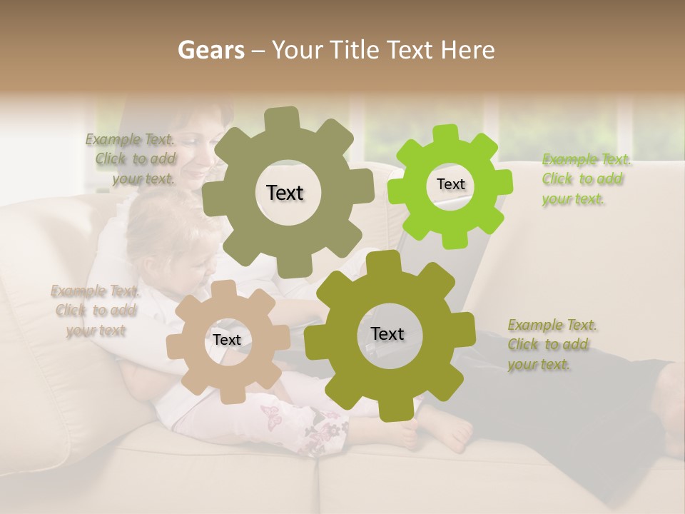 Child Separated Baby PowerPoint Template