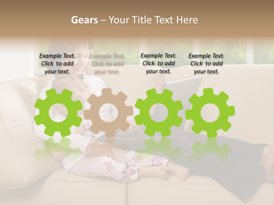 Child Separated Baby PowerPoint Template