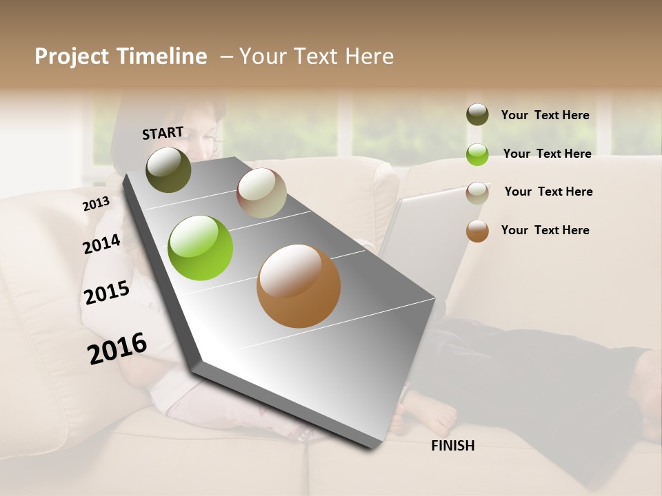 Child Separated Baby PowerPoint Template