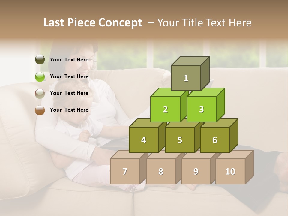 Child Separated Baby PowerPoint Template