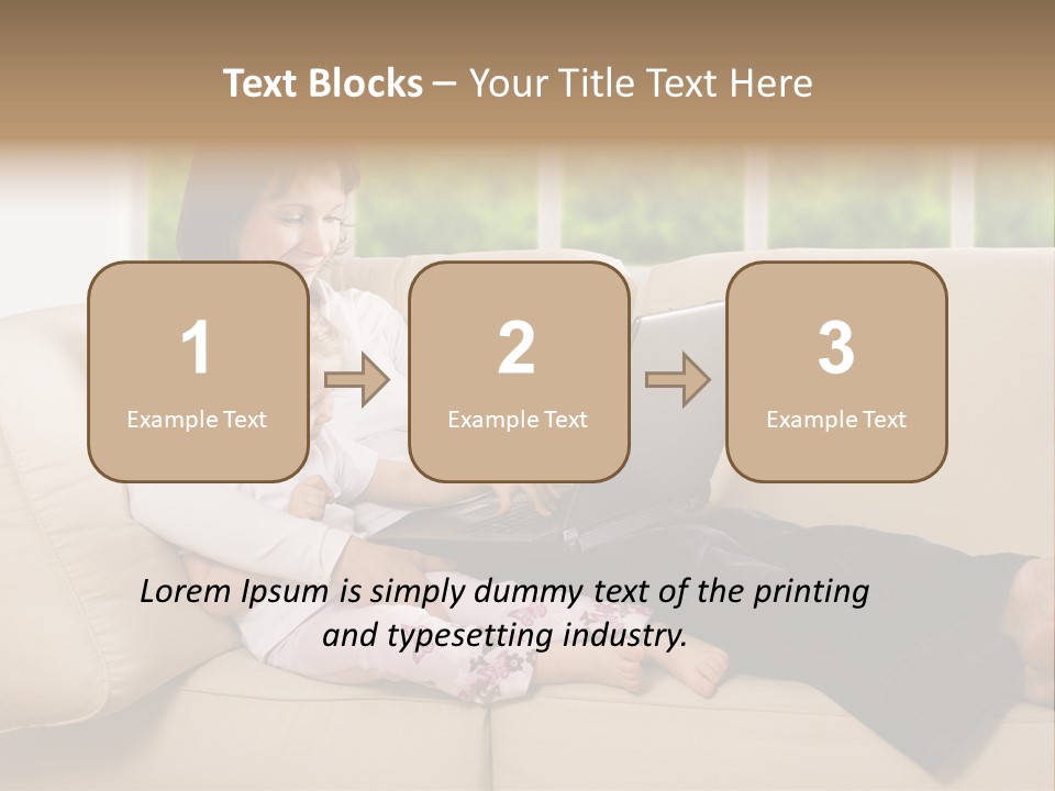 Child Separated Baby PowerPoint Template