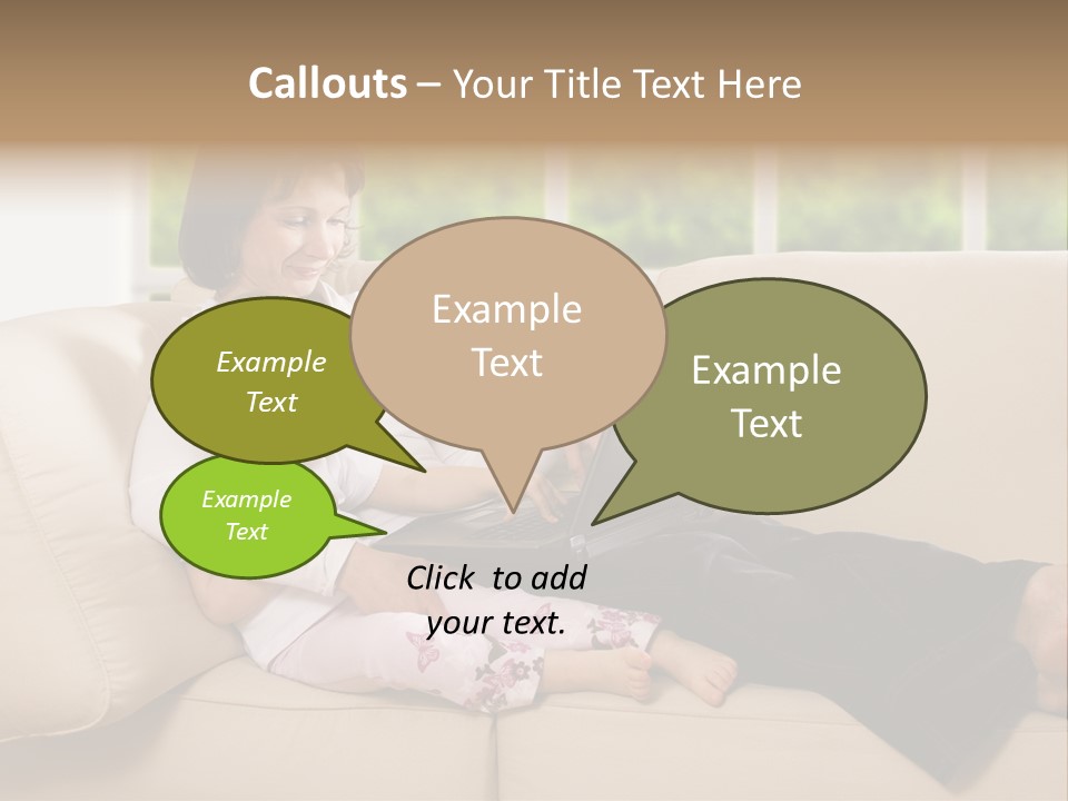 Child Separated Baby PowerPoint Template