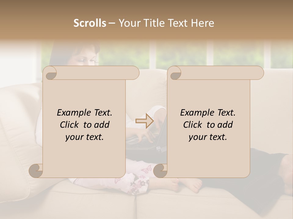 Child Separated Baby PowerPoint Template