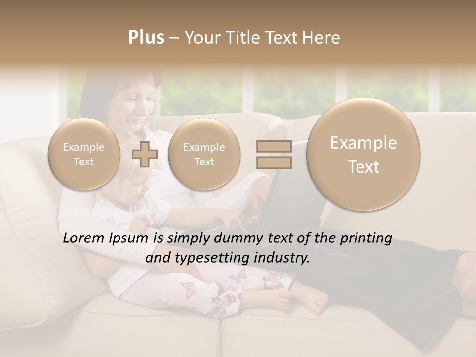 Child Separated Baby PowerPoint Template