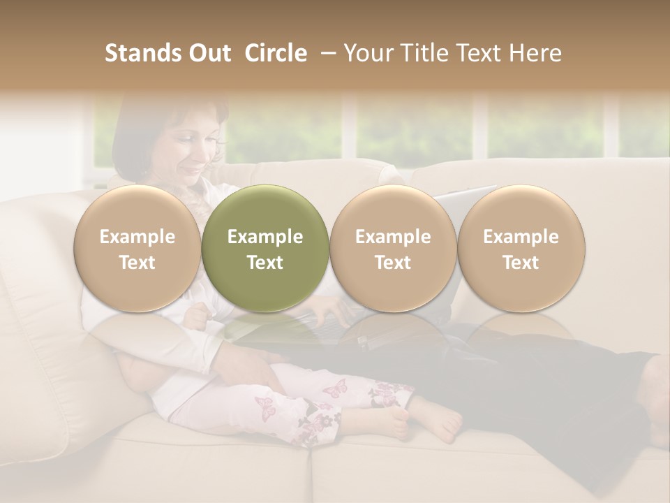Child Separated Baby PowerPoint Template