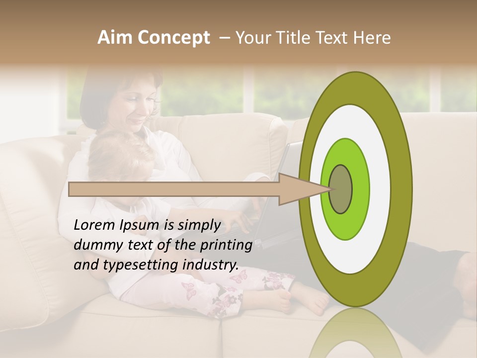 Child Separated Baby PowerPoint Template