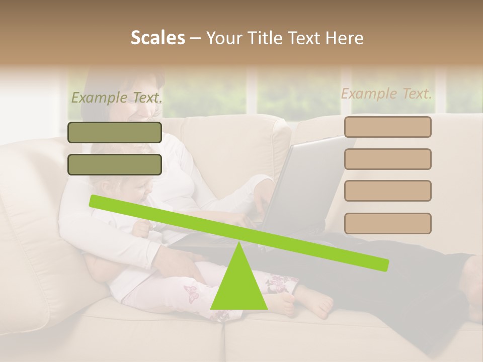 Child Separated Baby PowerPoint Template