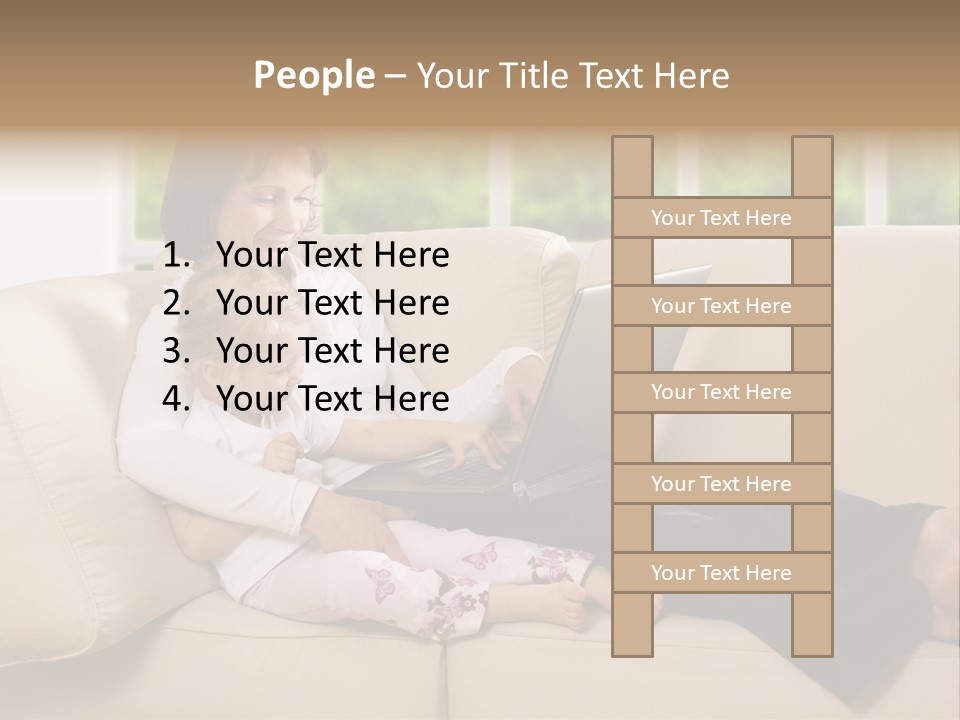 Child Separated Baby PowerPoint Template