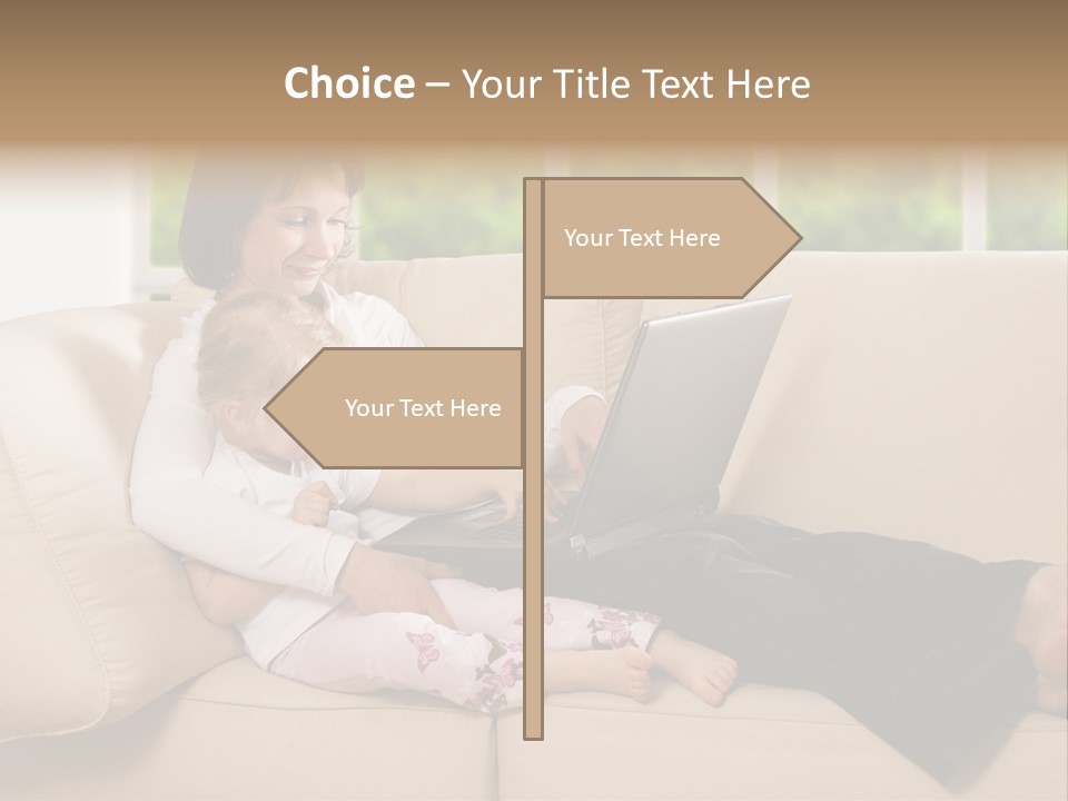 Child Separated Baby PowerPoint Template