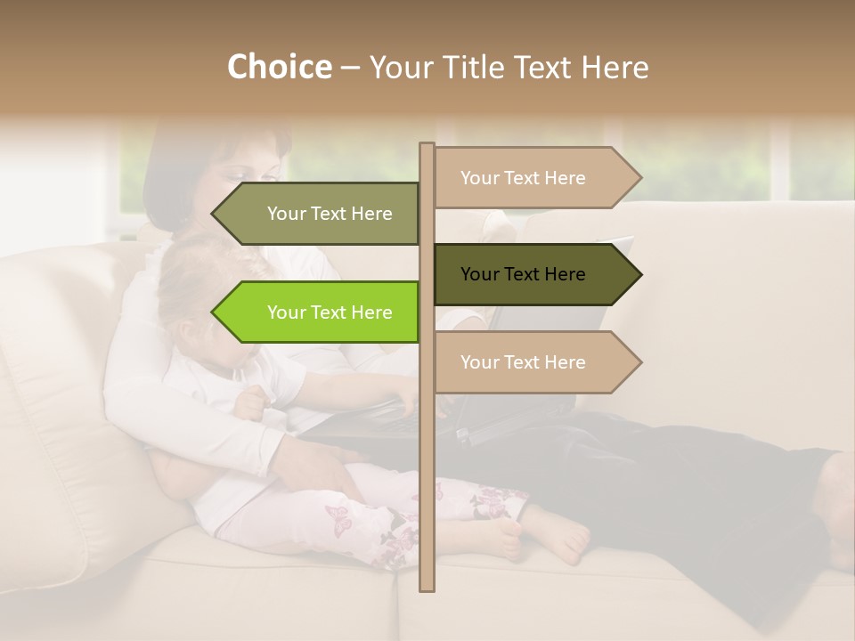 Child Separated Baby PowerPoint Template