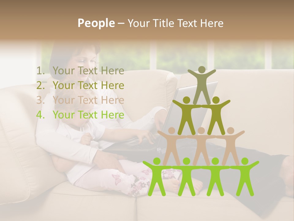 Child Separated Baby PowerPoint Template