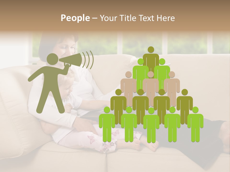 Child Separated Baby PowerPoint Template