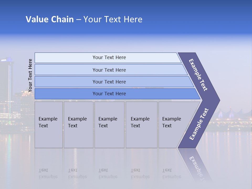 Park Skyscrapers Morning PowerPoint Template