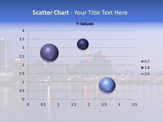 Park Skyscrapers Morning PowerPoint Template