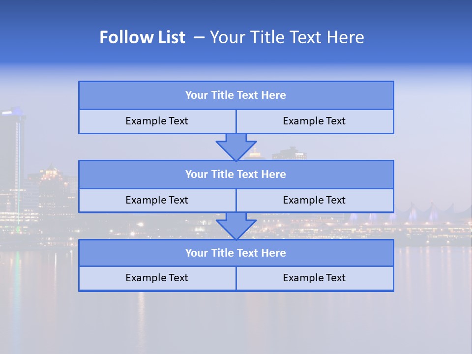 Park Skyscrapers Morning PowerPoint Template