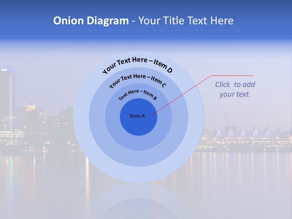 Park Skyscrapers Morning PowerPoint Template
