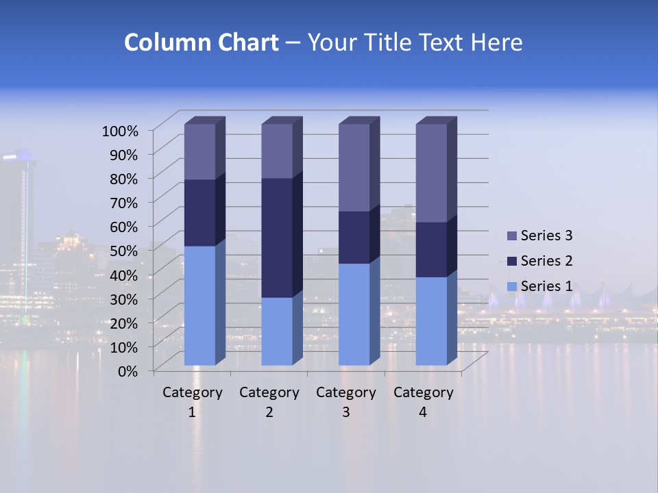 Park Skyscrapers Morning PowerPoint Template