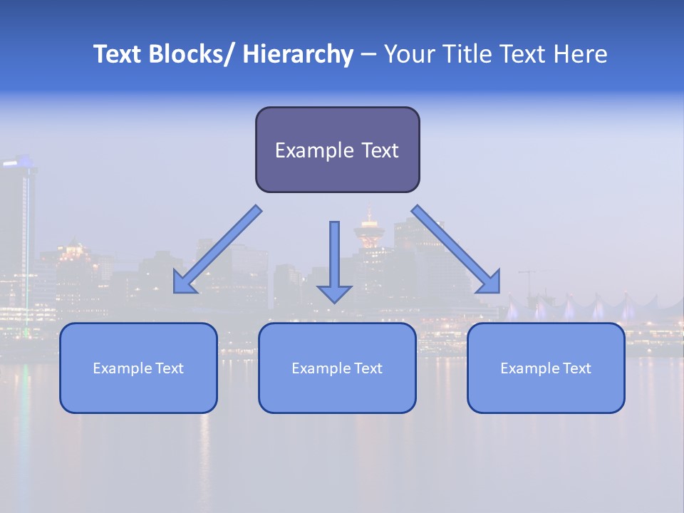 Park Skyscrapers Morning PowerPoint Template