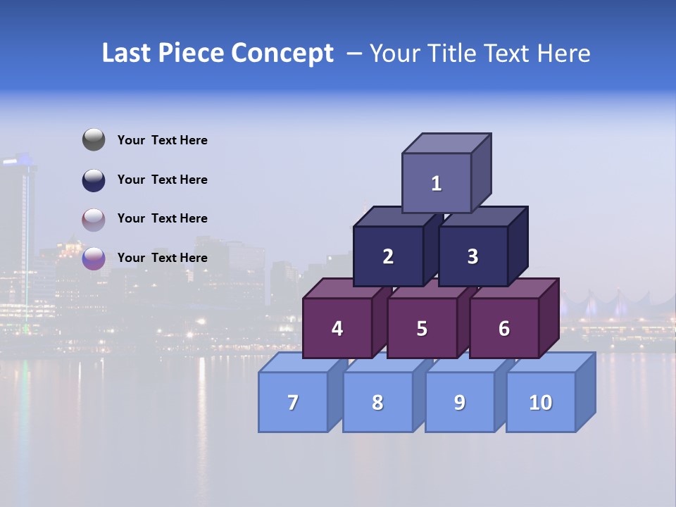 Park Skyscrapers Morning PowerPoint Template