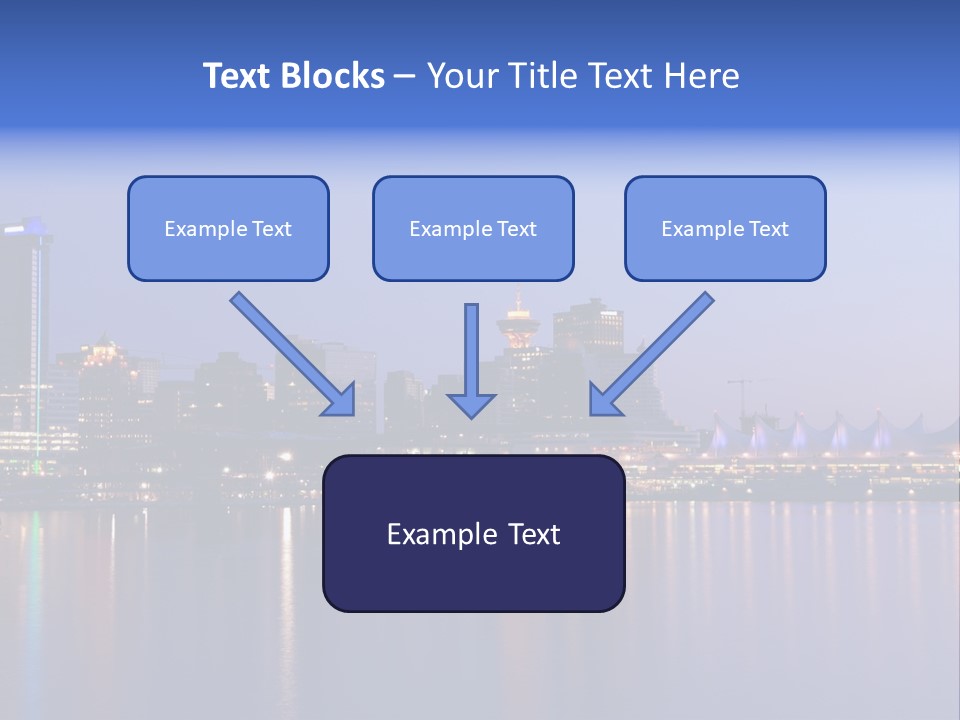 Park Skyscrapers Morning PowerPoint Template