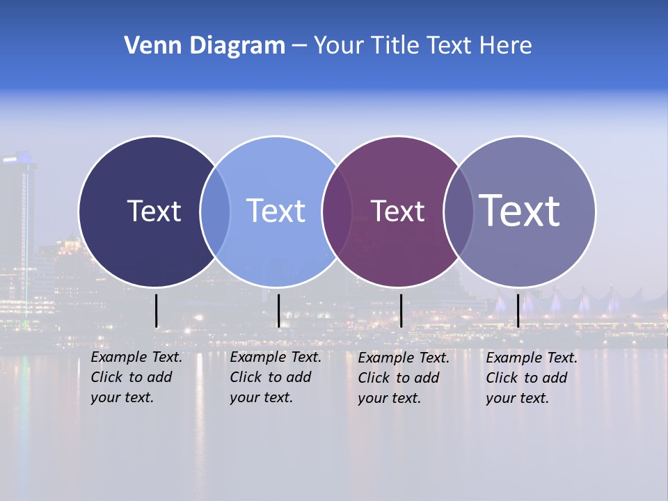 Park Skyscrapers Morning PowerPoint Template
