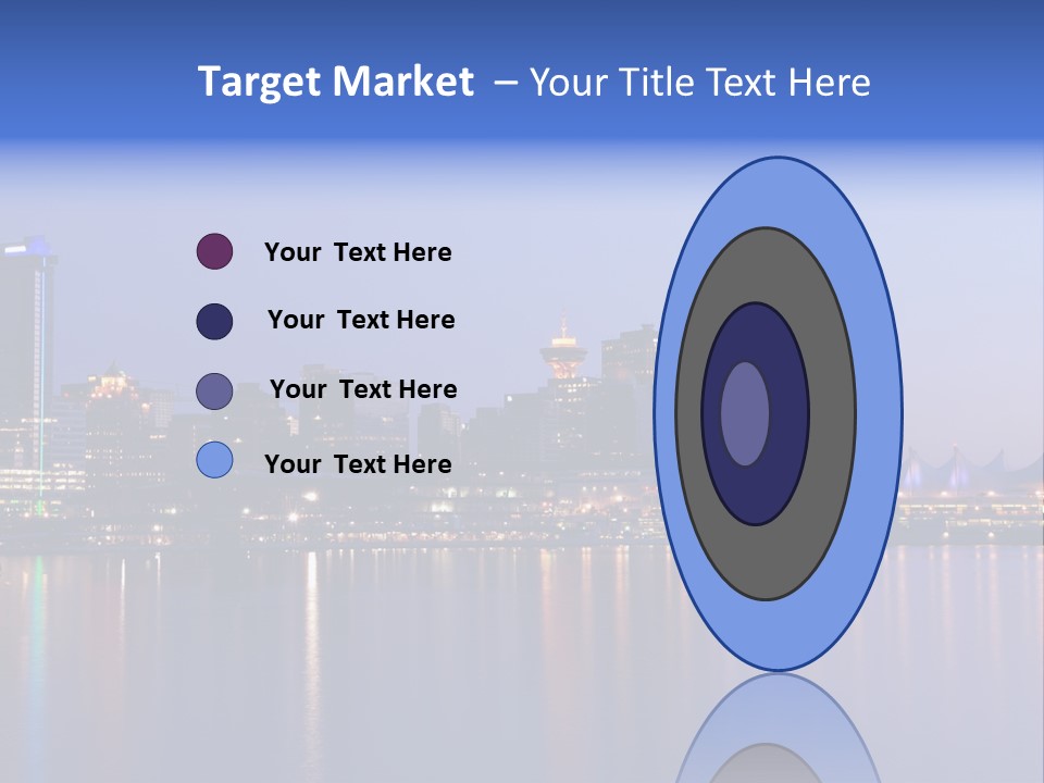 Park Skyscrapers Morning PowerPoint Template