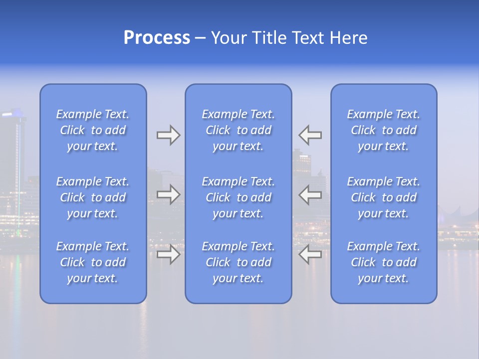 Park Skyscrapers Morning PowerPoint Template