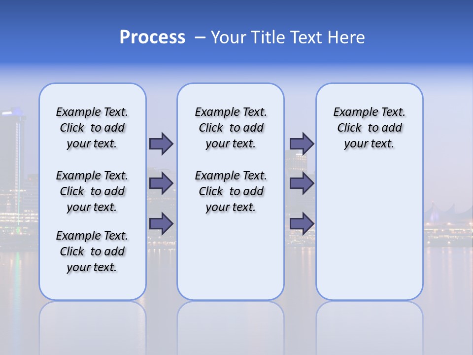 Park Skyscrapers Morning PowerPoint Template