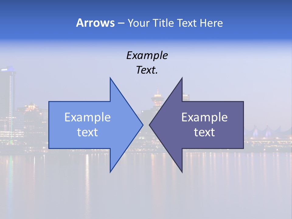 Park Skyscrapers Morning PowerPoint Template