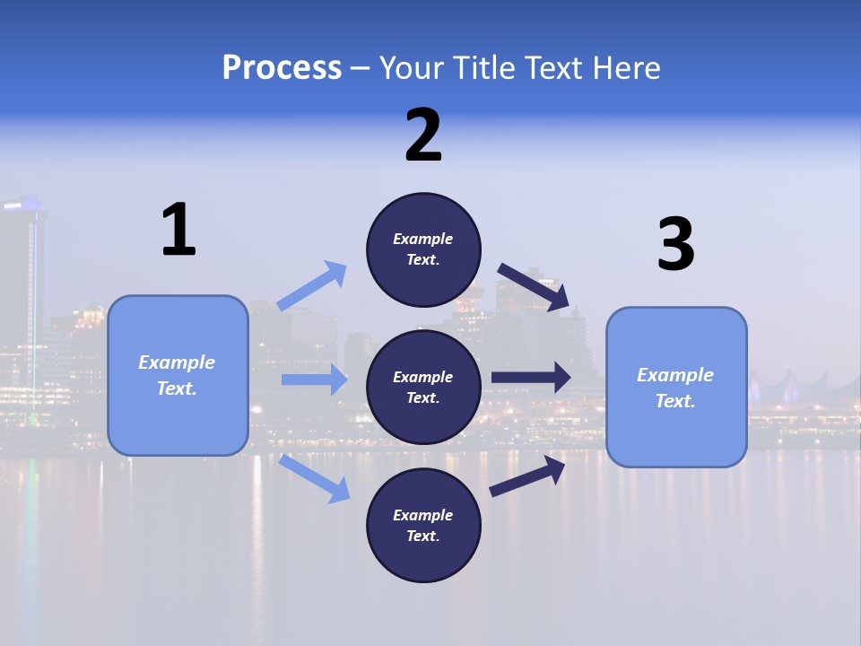 Park Skyscrapers Morning PowerPoint Template