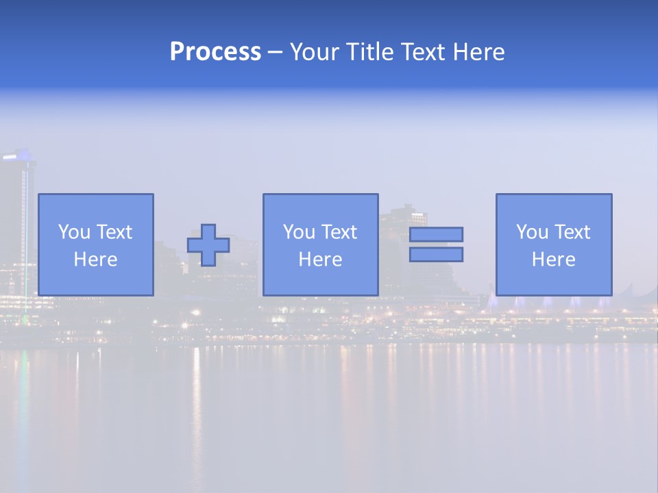 Park Skyscrapers Morning PowerPoint Template