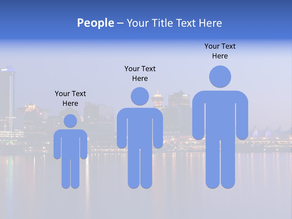 Park Skyscrapers Morning PowerPoint Template