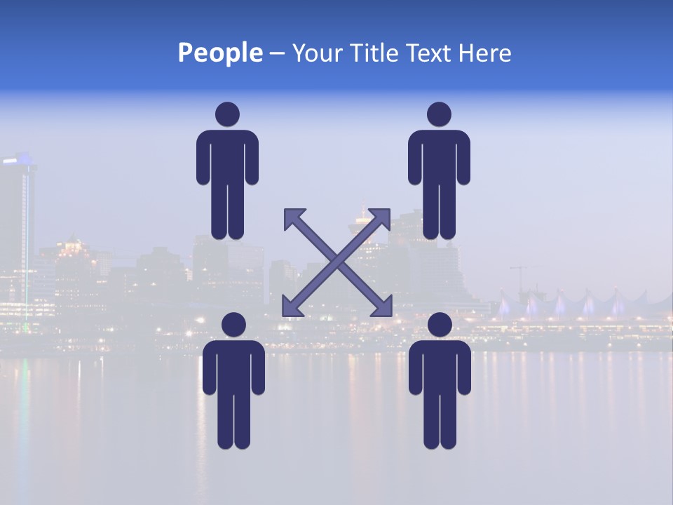 Park Skyscrapers Morning PowerPoint Template