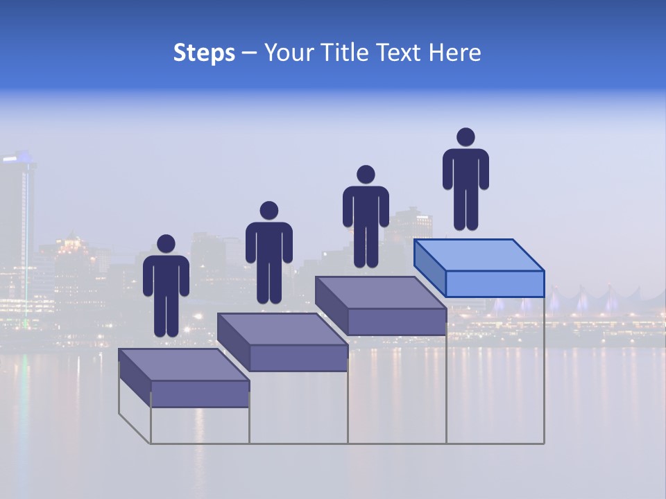 Park Skyscrapers Morning PowerPoint Template