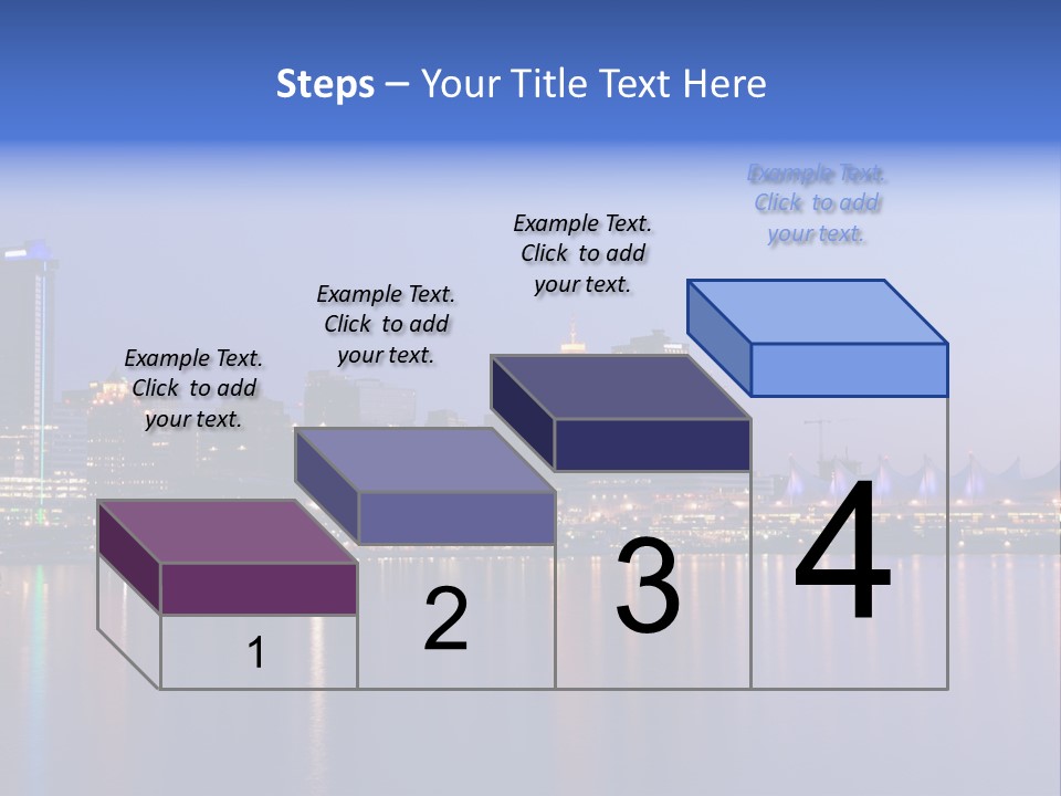 Park Skyscrapers Morning PowerPoint Template