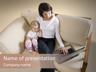 Businesswoman Relaxing Woman PowerPoint Template