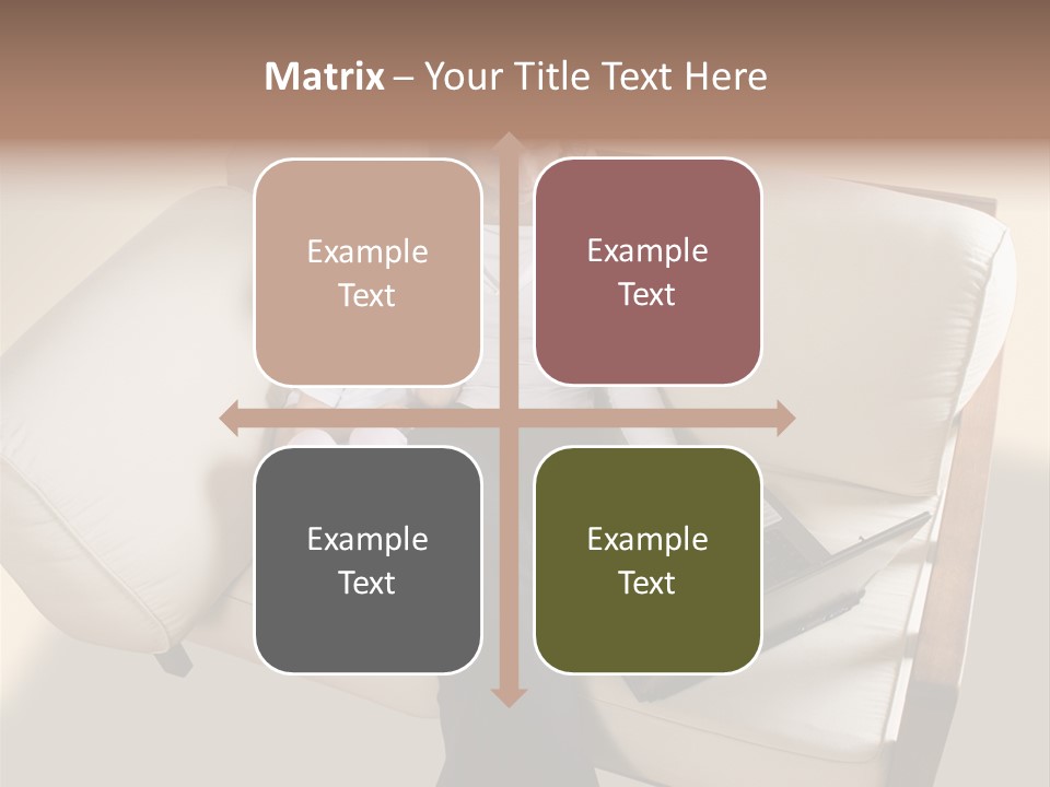 Businesswoman Relaxing Woman PowerPoint Template