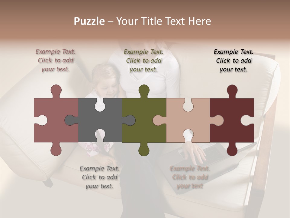 Businesswoman Relaxing Woman PowerPoint Template