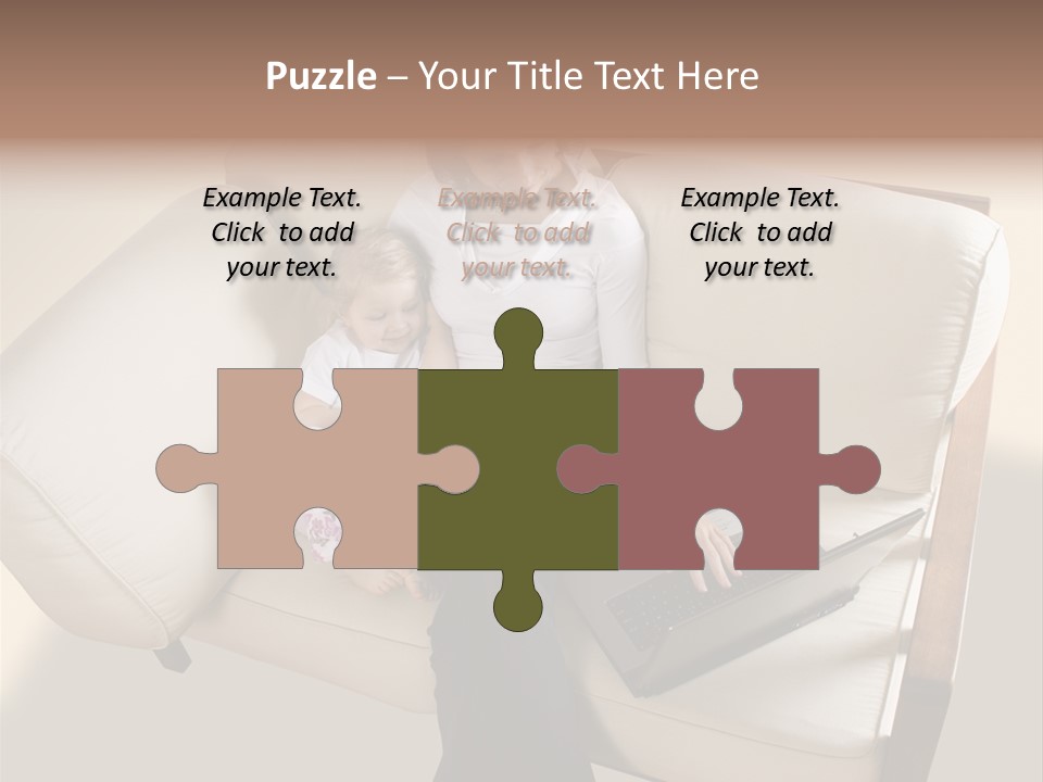 Businesswoman Relaxing Woman PowerPoint Template