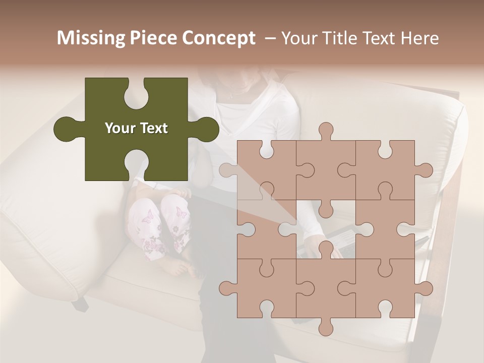 Businesswoman Relaxing Woman PowerPoint Template